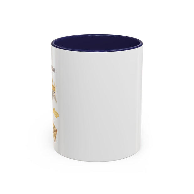 'Side Quest Queen' Accent Coffee Mug