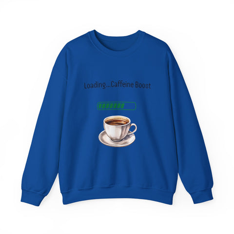 'Loading...Caffeine Boost' Unisex Crewneck Sweatshirt