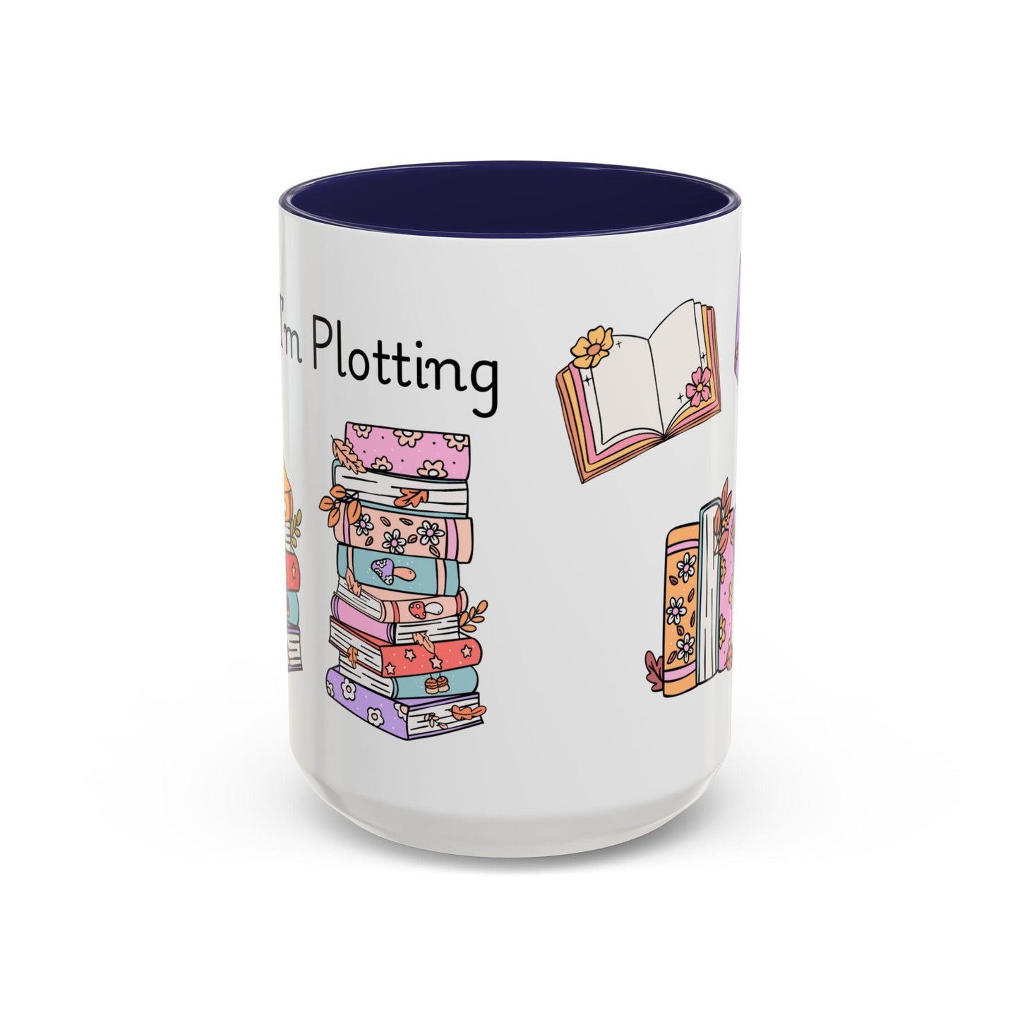'Shhh...I'm Plotting' Accent Coffee Mug