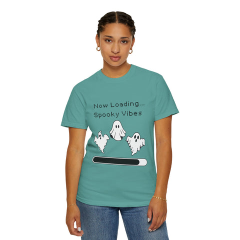 'Now Loading...Spooky Vibes' Unisex T-Shirt