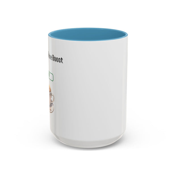 'Loading...Caffeine Boost' Accent Coffee Mug