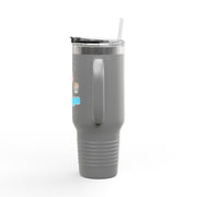 'Side Quest: Pool Party' Insulated Travel Mug, 40oz