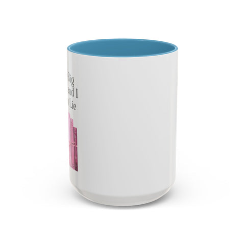 'I Like Big Books and I Cannot Lie' Accent Coffee Mug