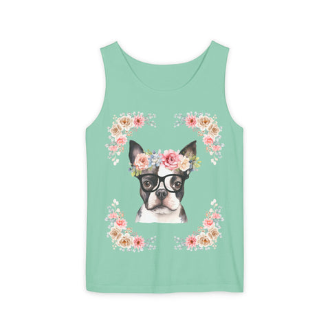 Geeky Goddess French Bullldog Unisex Tank Top