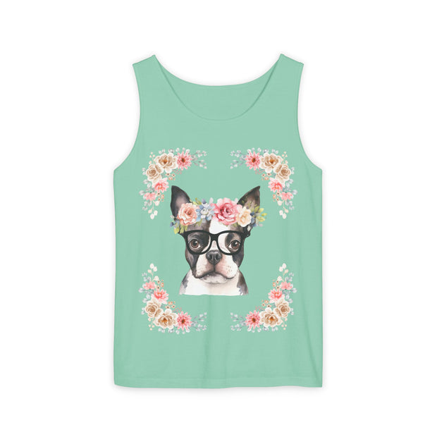 Geeky Goddess French Bullldog Unisex Tank Top