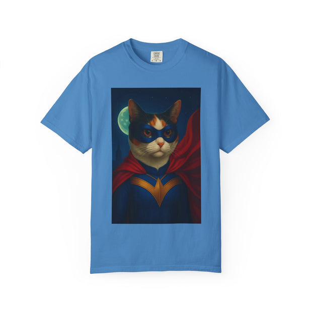 Superhero Tri-Colored Cat Unisex T-shirt