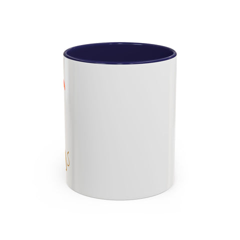 'Leo' Zodiac Accent Coffee Mug