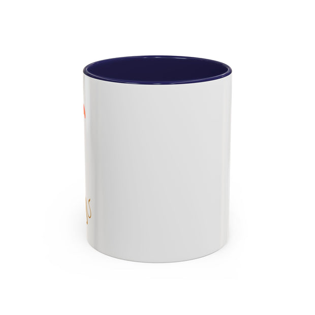 'Leo' Zodiac Accent Coffee Mug