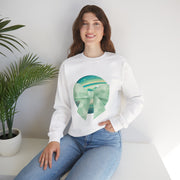 Green Planet Wrapped In A Bow Unisex Crewneck Sweatshirt