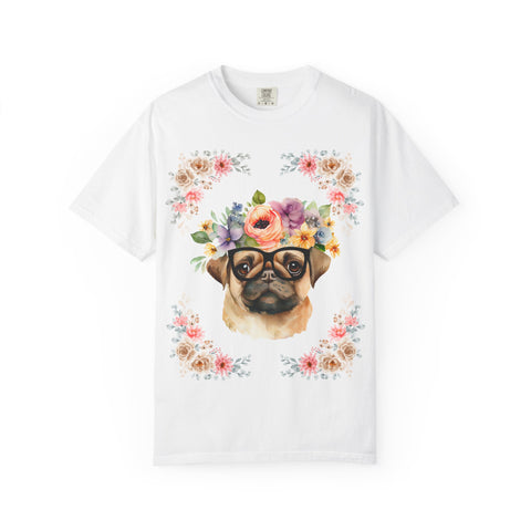 Geeky Goddess Pug Unisex T-Shirt