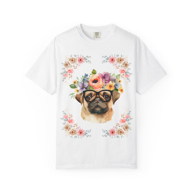 Geeky Goddess Pug Unisex T-Shirt