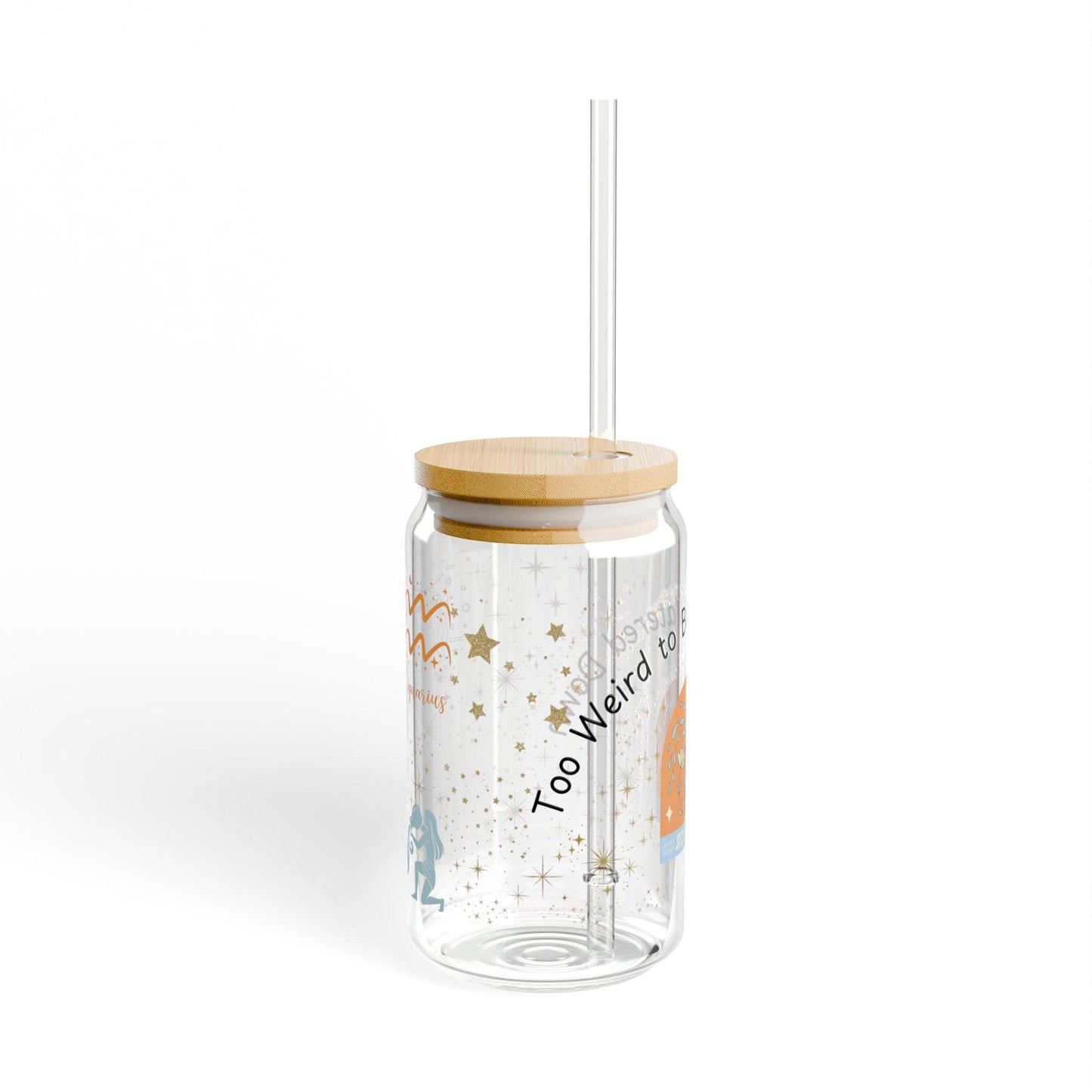 Aquarius 'Too Weird To Be Watered Down' Sipper Glass