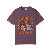 Thanksgiving Gobble Squad T-shirt, Unisex Tee for Pet Lovers, Fall Apparel, Thanksgiving Celebration, Cute Animal Shirt, Seasonal Gift