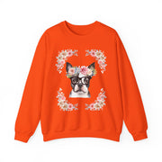 Geeky Goddess French Bulldog Unisex Crewneck Sweatshirt