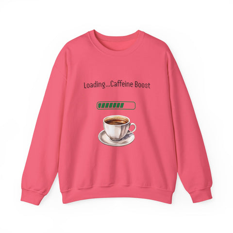 'Loading...Caffeine Boost' Unisex Crewneck Sweatshirt