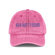 '404 NOT FOUND' Vintage Embroidered Cap