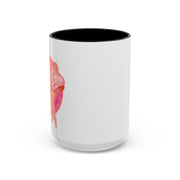 Pink/Yellow Planet Wrapped In A Bow Accent Coffee Mug