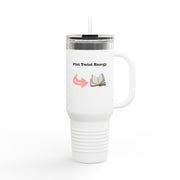 'Plot Twist Energy' Insulated Travel Mug, 40oz