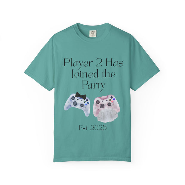 'Player 2 Has Joined The Party' 'Est. 2025' Unisex T-shirt