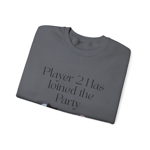 'Player 2 Has Joined The Party' 'Est. 2026' Unisex Crewneck Sweatshirt