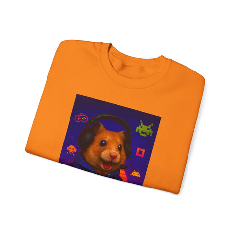 Gamer Guinea Pig Sweatshirt, Cute Animal Gift, Fun Video Game Apparel, Casual Wear, Unisex Crewneck