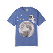 Astronaut Flying To The Moon Unisex T-Shirt