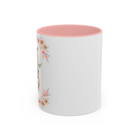 Geeky Goddess Bunny Accent Coffee Mug