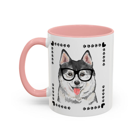Geeky Good Siberian Husky Accent Coffee Mug