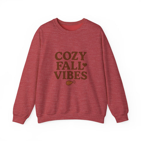 Cozy Fall Vibes Sweatshirt - Unisex Crewneck, Autumn Apparel, Perfect for Thanksgiving, Comfortable Gift, Casual Style