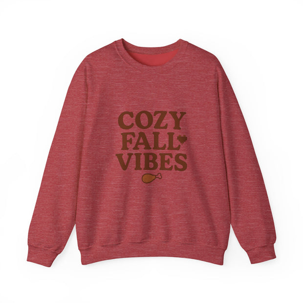 Cozy Fall Vibes Sweatshirt - Unisex Crewneck, Autumn Apparel, Perfect for Thanksgiving, Comfortable Gift, Casual Style