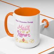 'Main Character Energy: Maid of Honor' Accent Coffee Mug