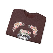 Geeky Goddess Dalmatian Unisex Crewneck Sweatshirt