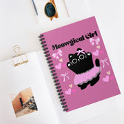 'Meowgical Girl' Spiral Notebook