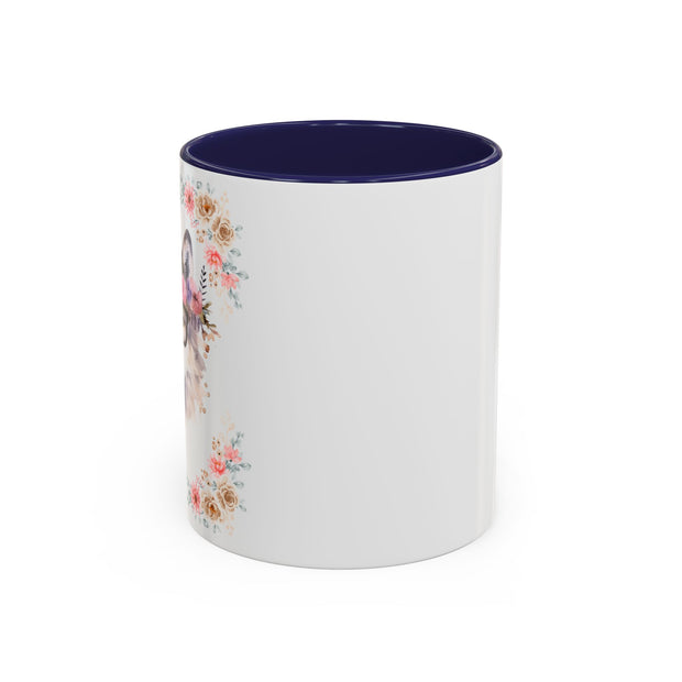 Geeky Goddess Wolf Accent Coffee Mug