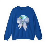 Earth Wrapped In A Bow Unisex Crewneck Sweatshirt