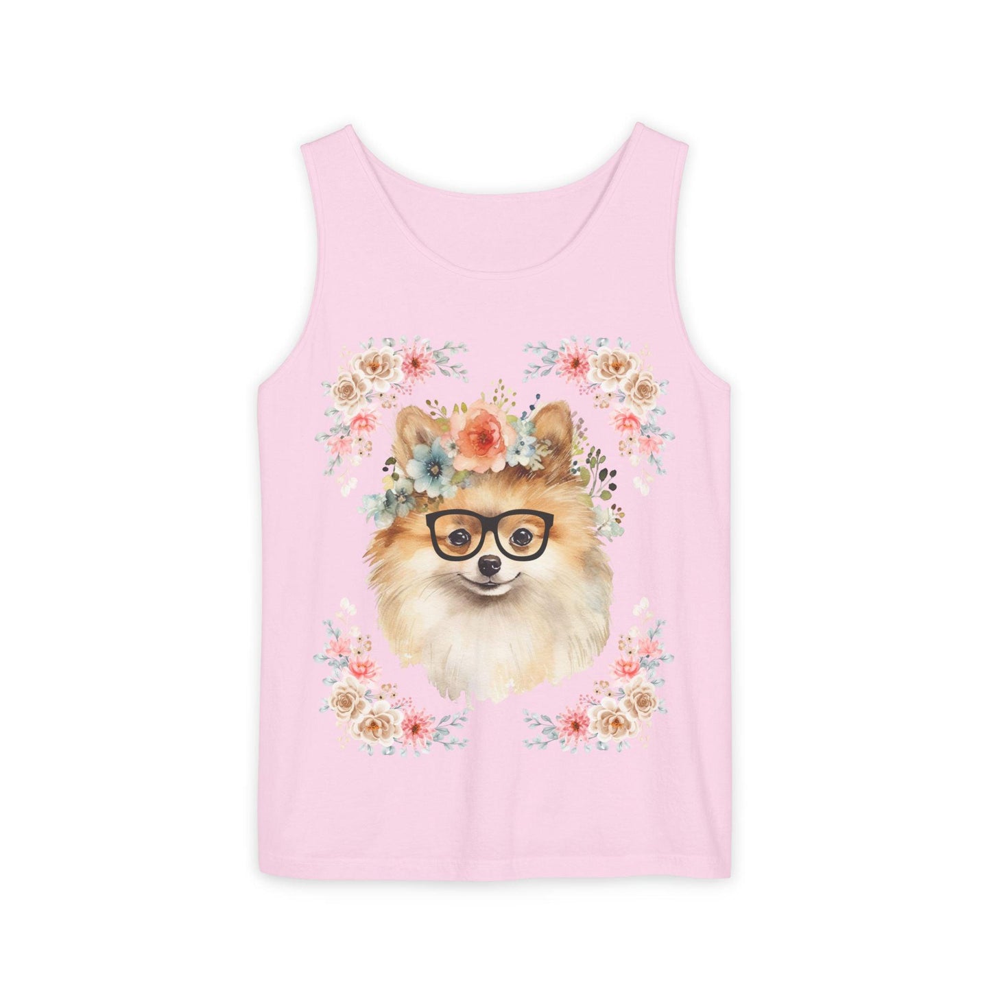 Geeky Goddess Pomeranian Unisex Tank Top