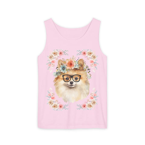 Geeky Goddess Pomeranian Unisex Tank Top