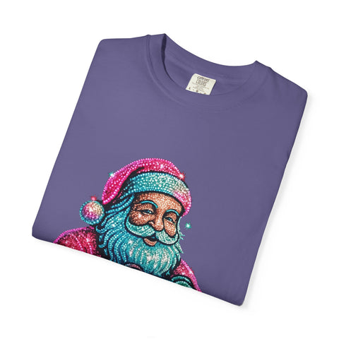 Stay Merry Game On Santa T-Shirt | Christmas Gaming Tee