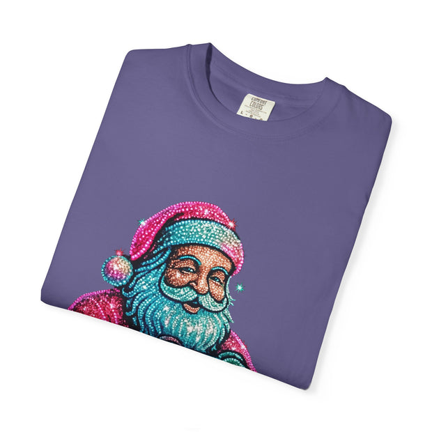Stay Merry Game On Santa T-Shirt | Christmas Gaming Tee