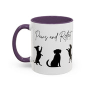'Paws and Reflect' Dogs Accent Coffee Mug