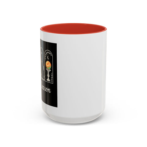 Spooky Season Yorkie Accent Coffee Mug