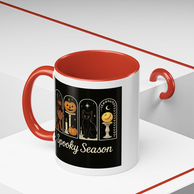 Spooky Season Doberman Accent Coffee Mug