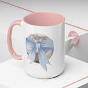 Moon Wrapped In A Bow Accent Coffee Mug