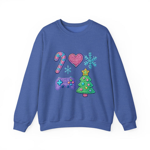 Christmas Gamer Sweatshirt | Unisex Crewneck | Holiday Sweatshirt, Gift for Gamers, Cozy Winter Wear, Christmas Apparel, Festive Sweatshirt