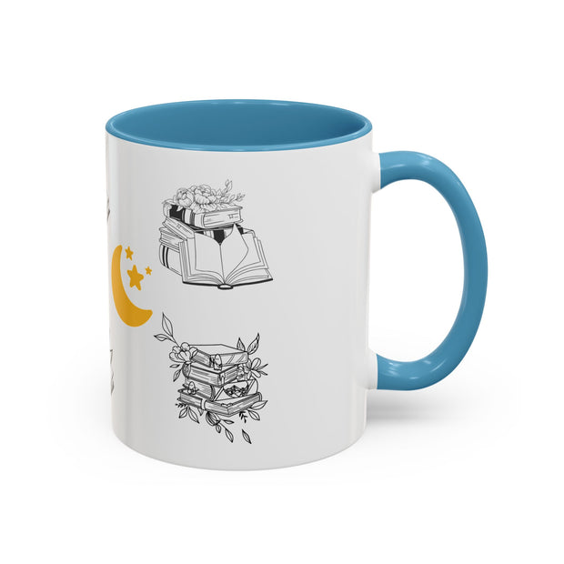 'Just One More Chapter' Accent Coffee Mug
