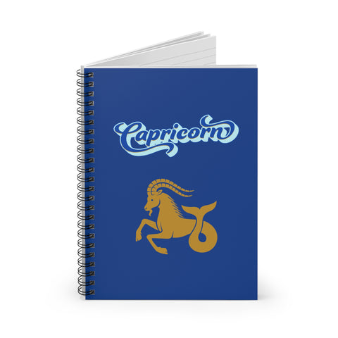 'Capricorn' Zodiac Spiral Notebook