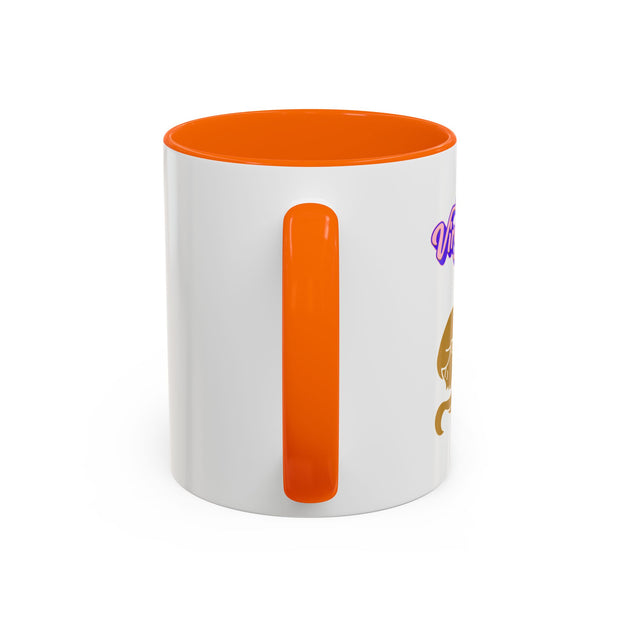 'Virgo' Zodiac Accent Coffee Mug