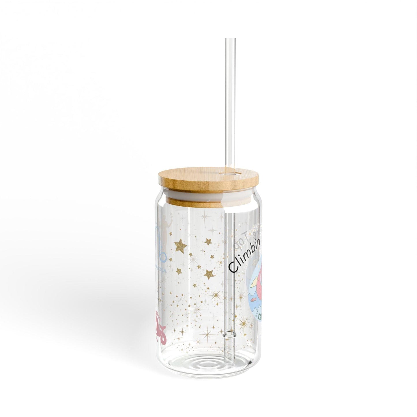 Capricorn 'Climbin' To The Top' Sipper Glass