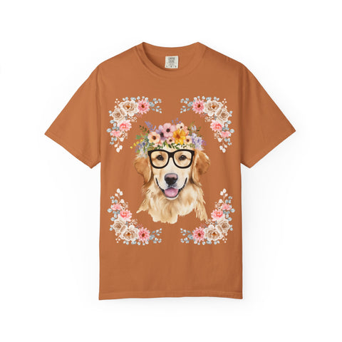 Geeky Goddess Golden Retriever Unisex T-Shirt