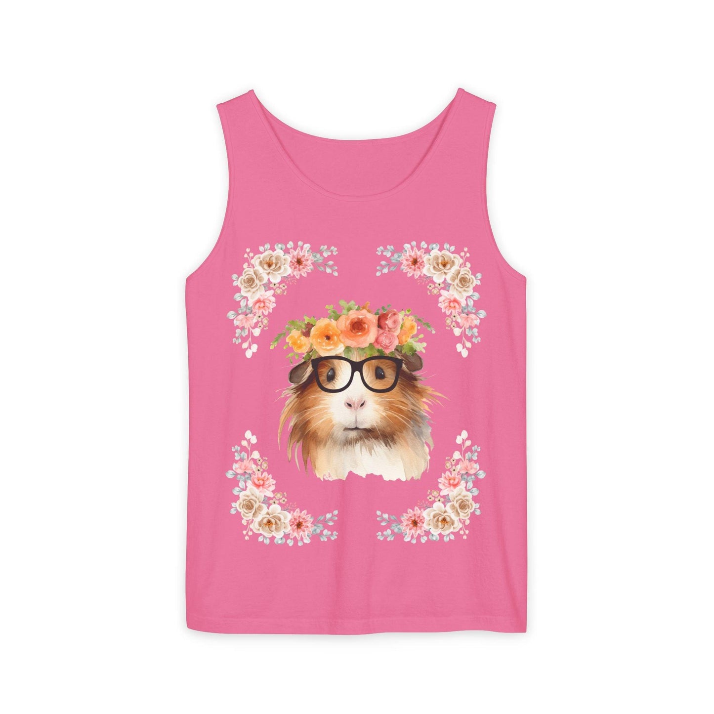 Geeky Goddess Guinea Pig Unisex Tank Top